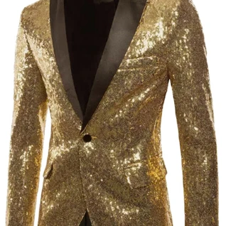 Смокинг золотой