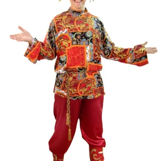 Скоморох лоскутный Костюм