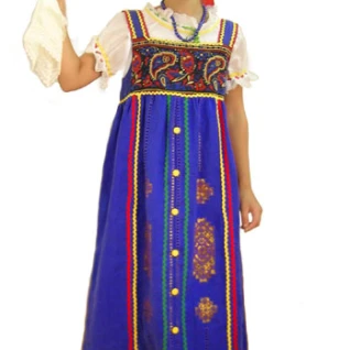 Сарафан детский синий