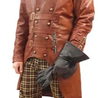 Кожаный фрак Костюм