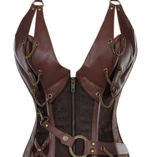 Корсет коричневый женский