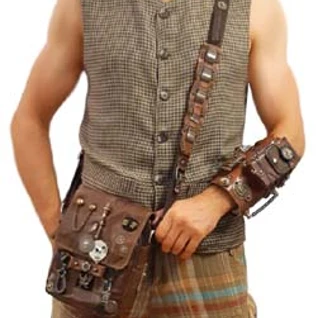 Стимпанк шорты Костюм мужской