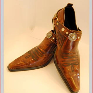 КОВБОЙСКИЕ БОТИНКИ КОРИЧНЕВЫЕ