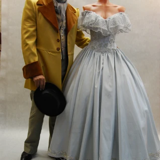 КОСТЮМ МУЖСКОЙ (середина 19 век) + ПЛАТЬЕ (19 век)