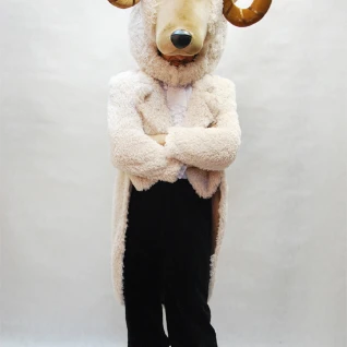 РОСТОВАЯ КУКЛА БАРАШЕК ГОША (с открытым лицом)