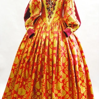 ПЛАТЬЕ (красная парча)