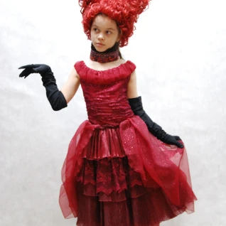 КОСТЮМ КРАСНОЙ КОРОЛЕВЫ (детский) №2