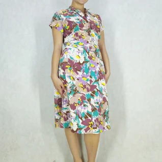 ПЛАТЬЕ 70-ых годов (хлопок)