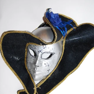 МАСКА ВЕНИЦИАНСКАЯ (КАЗАНОВА) №1