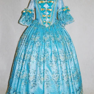 ПЛАТЬЕ (бирюзовая тафта)