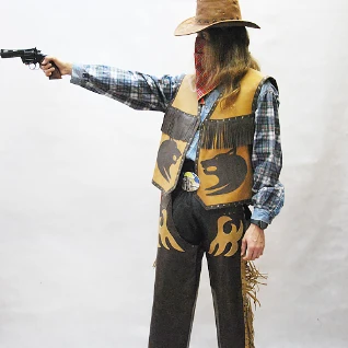 КОСТЮМ КОВБОЯ (кожа) 7