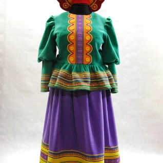 РУССКИЙ НАРОДНЫЙ КОСТЮМ (Дымковская игрушка)