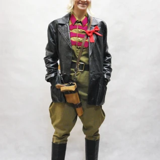 КОСТЮМ РЕВОЛЮЦИОНЕРКИ (+кожанка)