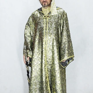 КОСТЮМ ВОСТОЧНОГО МАГА (зеленая парча)