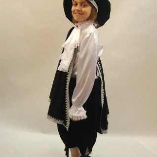 КОСТЮМ ПРИНЦ, ПАЖ №7 (черный бархат)