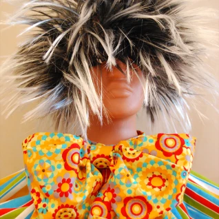 "ПАРИК КЛОУНСКИЙ ""ВЗРЫВ""" серый