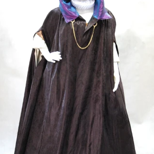 "ПЛАЩ С КАПЮШОНОМ ИСТОРИЧЕСКИЙ ЖЕНСКИЙ ""ВЕНЕЦИЯ"" (ТАФТА) №2"