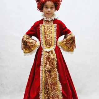 КОСТЮМ КРАСНОЙ КОРОЛЕВЫ (детский) №3