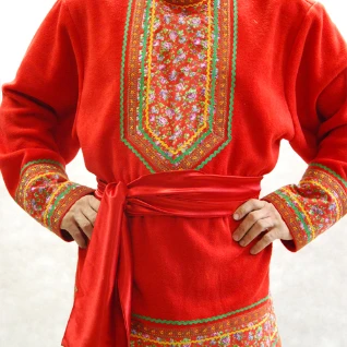 РУБАШКА РУССКАЯ НАРОДНАЯ ДЛЯ УЛИЦЫ (флис)