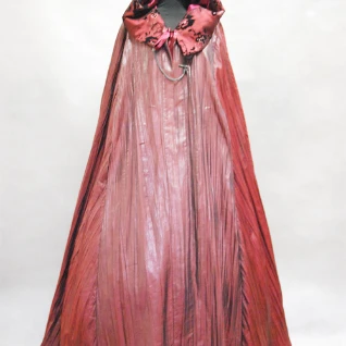 "ПЛАЩ С КАПЮШОНОМ ИСТОРИЧЕСКИЙ ЖЕНСКИЙ ""ВЕНЕЦИЯ"" (ТАФТА) №10"