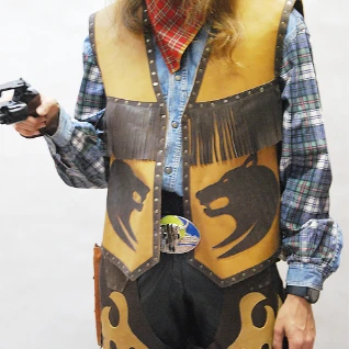 ЖИЛЕТ КОВБОЯ (кожа)