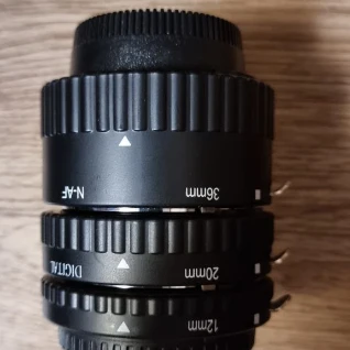 Макрокольца 12mm. 20mm. 36mm для Nikon F