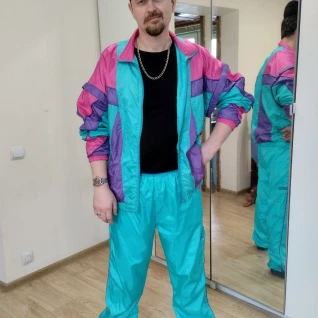 Мужской Спортивный костюм из 80х-90х