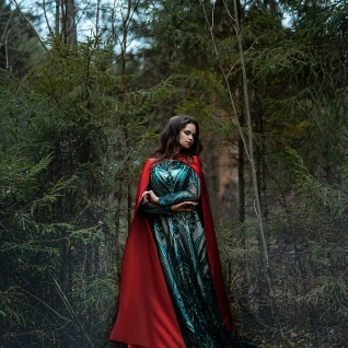 Бархатный плащ женский