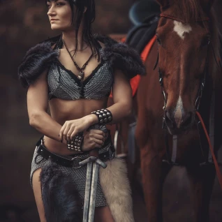 Доспех Леди-воительница Костюм женский