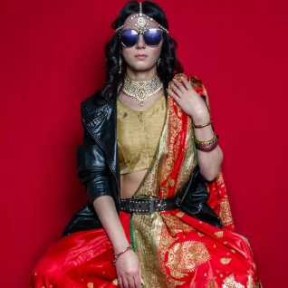 Образ женский Сари «Абха». Болливуд