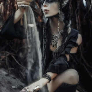 Темный эльф образ женский 