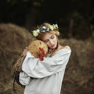 Белая сорочка женский образ