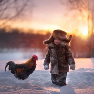 Детская шубка на 3-4 года