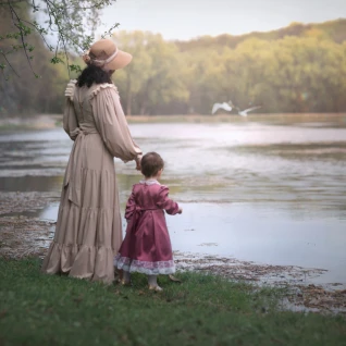 Детское платье «Сирень»