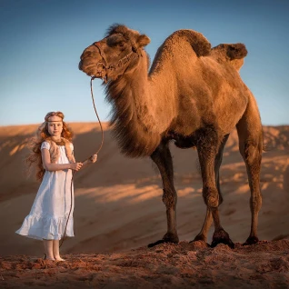 Платье льняное для девочки