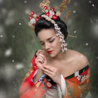 Набор японских украшений