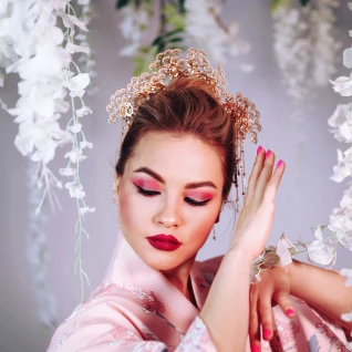 Украшение из шпилек для восточного костюма