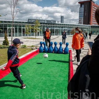 Футбольный боулинг в аренду