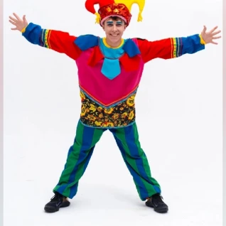 Скоморох русско-народный костюм