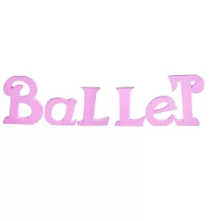 Объемное слово "Балет"