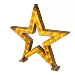 Звезда с лампочками малая