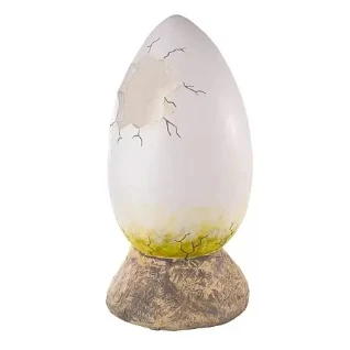 Яйцо динозавра на тумбе