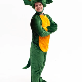 Костюм динозавр зеленый