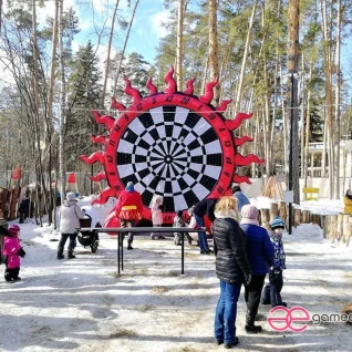 Масленичный гигантский тир (дартс) «ЯРИЛО»