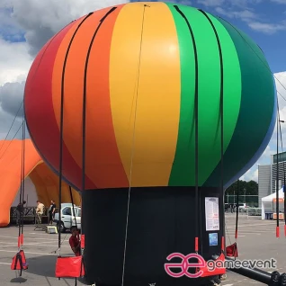 Надувные качели радуга