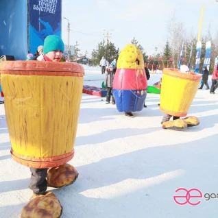 Новогодние ступы Бабы- Яги