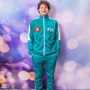 Игрок 456 Игра в кальмара костюм 