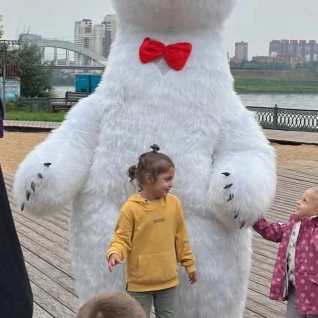 Костюм аэромишка белый