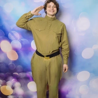 Военный мужской времён ВОВ костюм