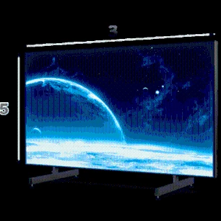Светодиодный экран 3×2.5 метра